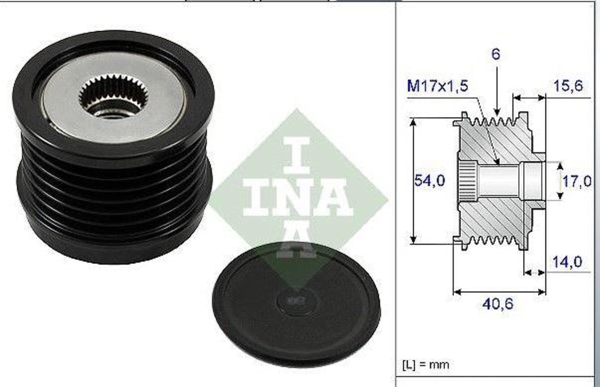 Alt.kasnağı 6kan Alfa Romeo Fıat 500l 500x Bravo Croma Jeep Road Lancıa Delta Iıı | Gmp 4670230