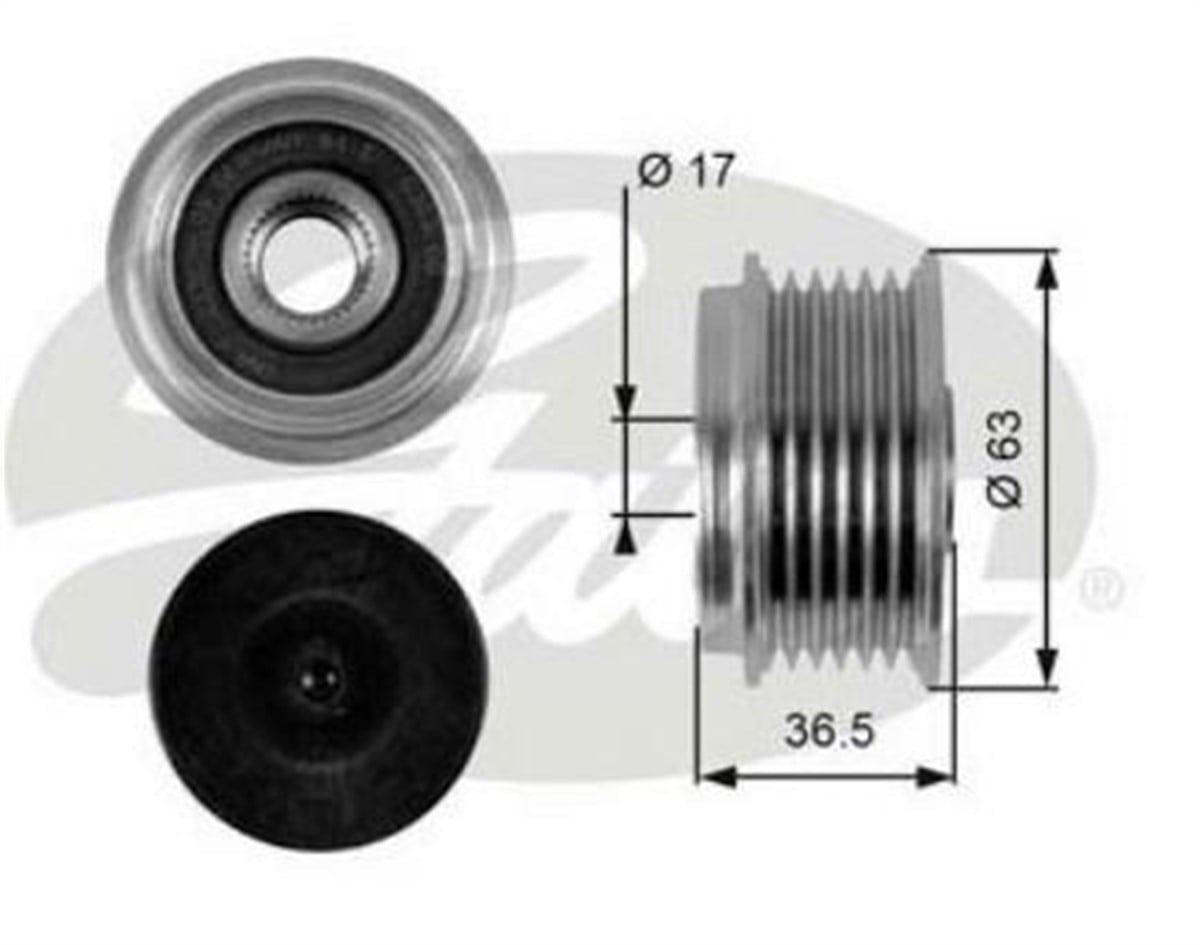 Alt.kasnağı 6kan Focus Connect Transit Mondeo Focus Iı-mondeo Connect C-max 535009810 | Gates Oap7051