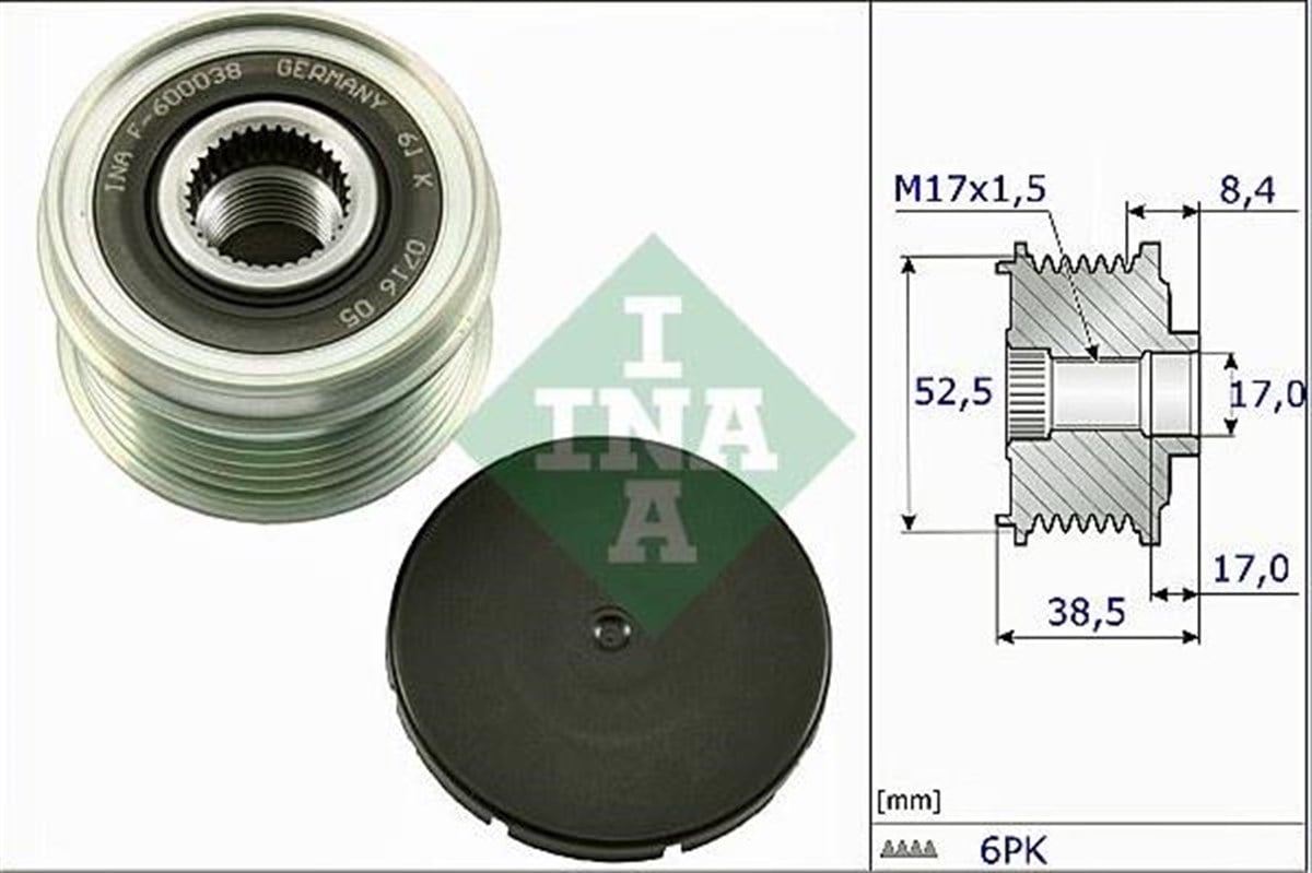 Alt.kasnağı 6kan Nissan Altima | Ina 535027310
