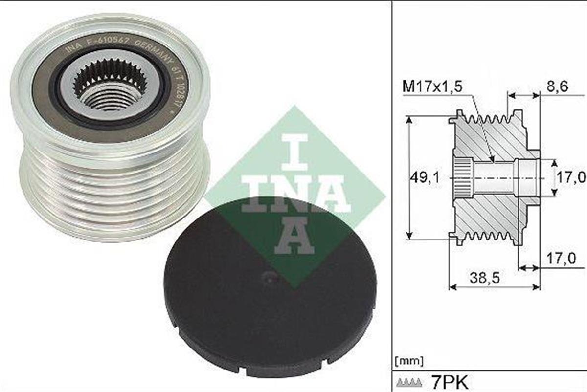 Alt.kasnağı 7kan Duster Megane Iv Nissan Micra Nv300 | Martek Ksn3441n