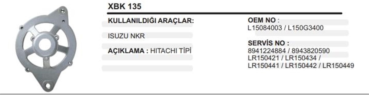 Alt.ön Kapak Isuzu Nkr Opel Xbk135 | Ith Xbk135