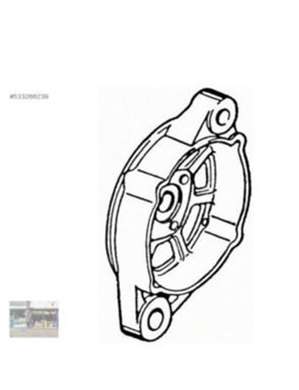 Alt Ön Kapak Rulmanlı Kapak (renault R19 Klimalı) Mak-83602407 | Mako 83602407