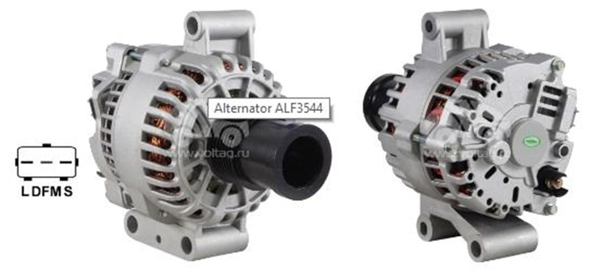 Alternatör 12v 105ah Transit V184 Uzunkas Alt1815l | Unıp Alt1815l