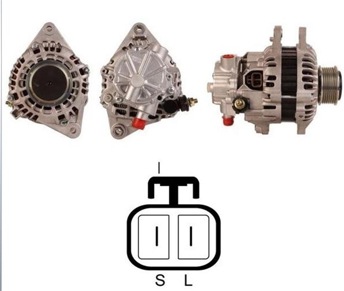 Alternatör 12v 110ah (korea Malı) Kia Sorento 2,5/h1-h200 Hyundai Starex H1 2.5 Crdi Kia Sorento 7 Kanal Bilyalı Kasnak | Genon Gna6033