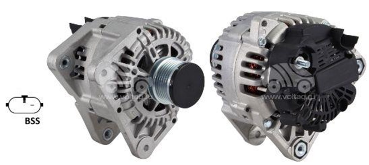 Alternatör 12v 110ah Renault Megan2 Clio2 Kango Scenic --düz Kasnaklı-cır Cırlı Değil | Orjrev Tg11c065