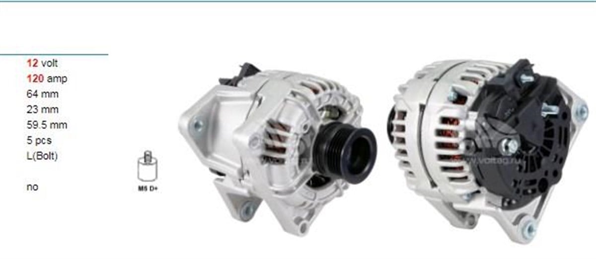 Alternatör 12v 120ah (revizyon) Alfa Romeo 159 1.8 Fıat Croma 1.8 Opel Astra Merıva Sıgnum Vectra Zafıra 1.6 | Orjrev 0124425005