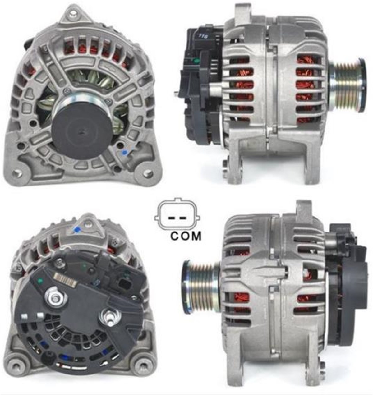 Alternatör 12v 120ah (revizyon) Renault Kango Clio Megan 1.5 | Orjrev 0124425093
