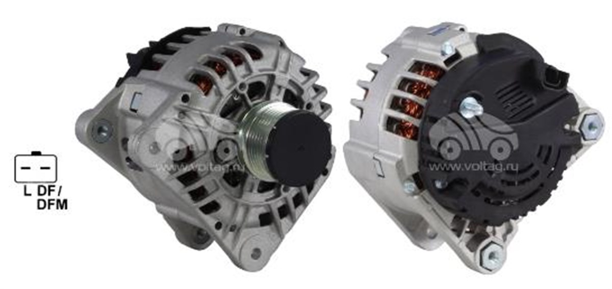 Alternatör 12v 125ah (revizyon) Renault Clio Kango Dacia | Orjrev Sg12b105