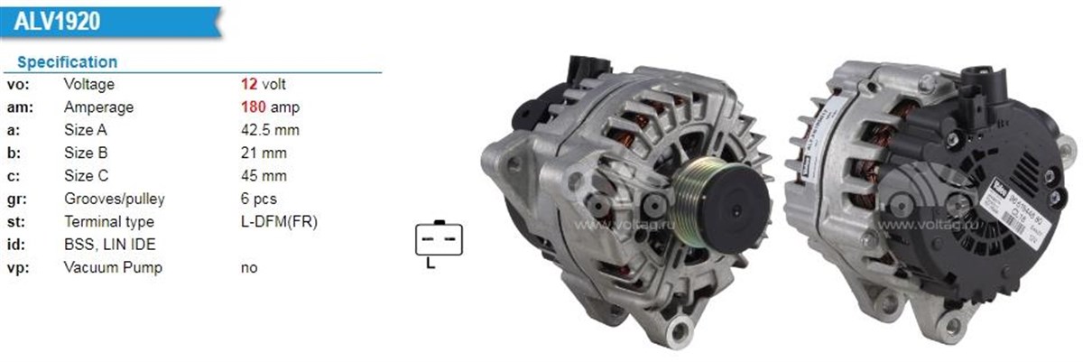 Alternatör 12v 180ah (revizyon) Cıtroen Berlingo Fıat Multijet Peugeot | Orjrev Fg185017
