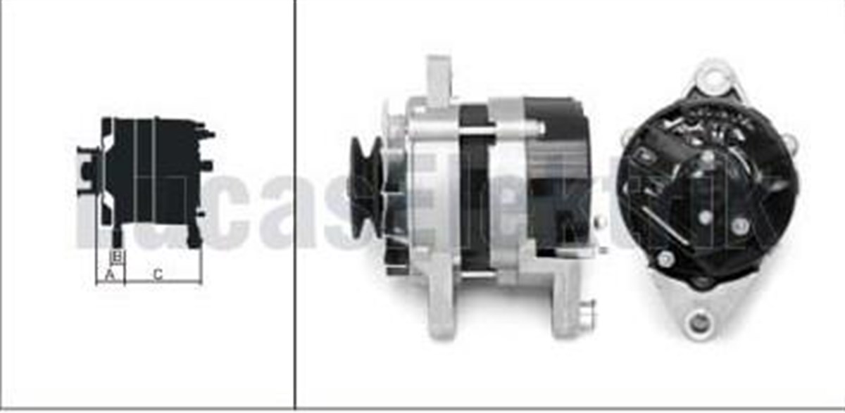 Alternatör 12v 36ah Mf Fiat A115 | Lucas 61920165