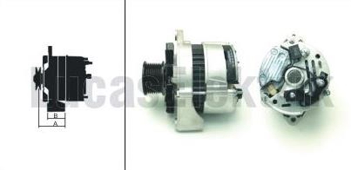 Alternatör 12v 55ah Bmc Dev Fatih Cummins Bosch Tip Garayder Grayder | Lucas 61920243
