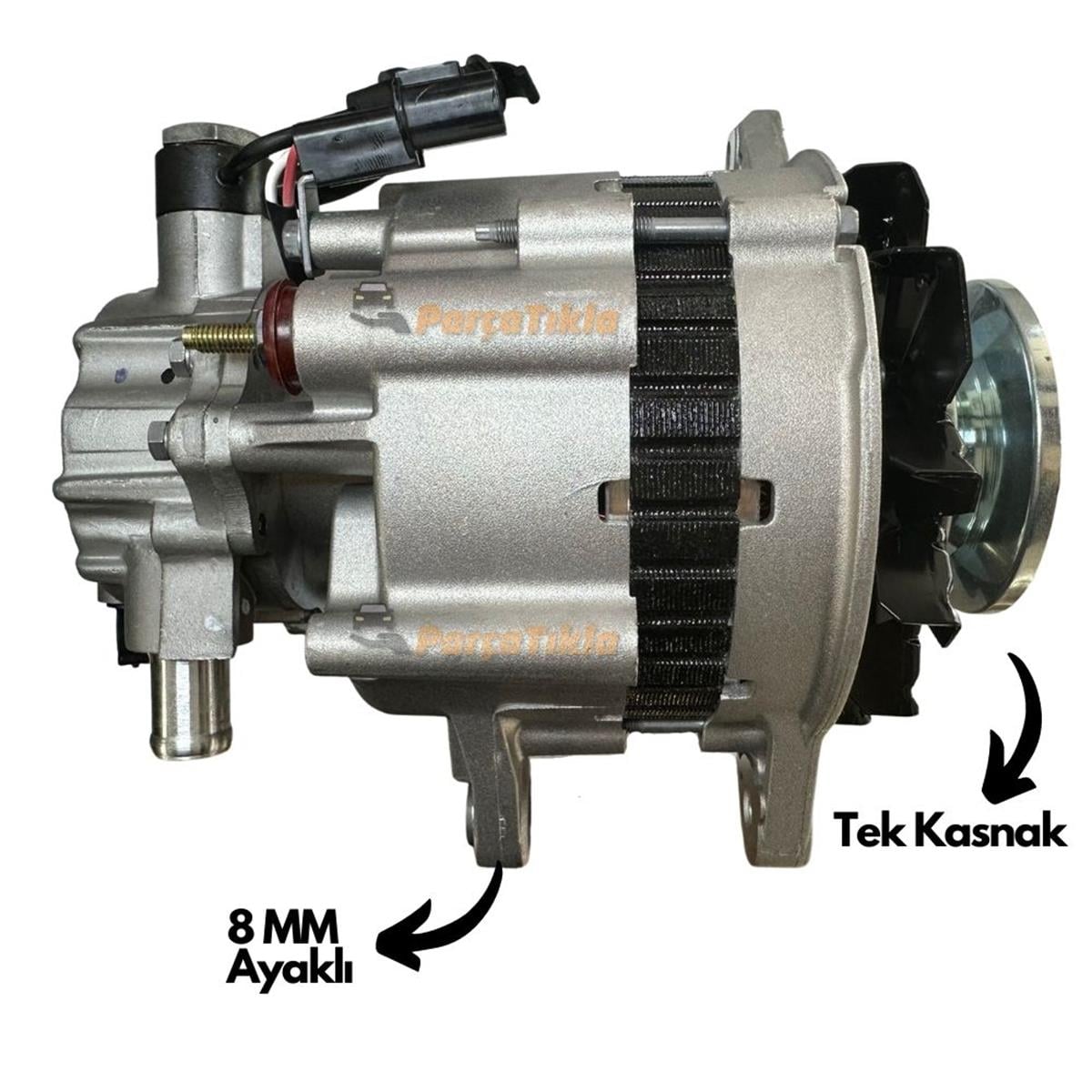 Alternatör 12v 65ah Hyundai H100 Mıtsubıshı L200 L300 Em Tek Kasnak Kalın Borulu Dıştan Pervane | Orj Koreaalt3730047450