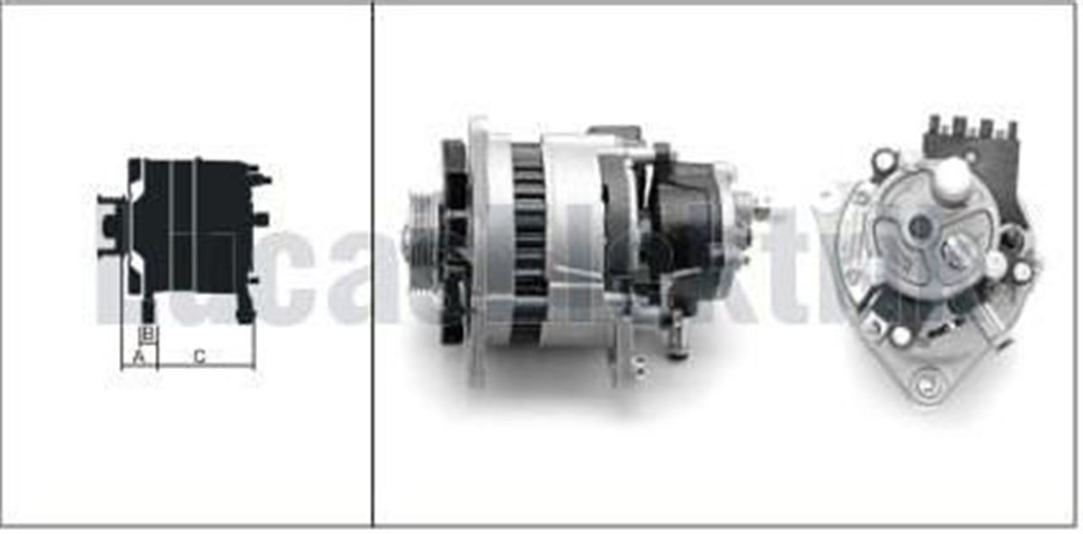 Alternatör 12v 70ah A127 F.transit T15 Vakum Pompalı Karsan, Ford, Bmc Levent | Lucas 61920070