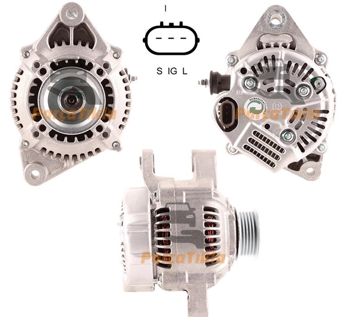 Alternatör 12v 70ah Corolla 1,6 98 3fiş | Unıp Alt5041