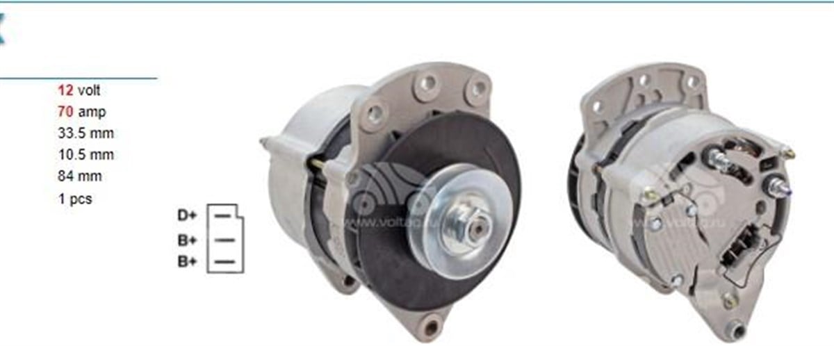 Alternatör 12v 70ah Isuzu Marine Universal-neece Nevılle C Various Marine Applıcatıons Lea0295 Alt4036 | Unıp Alt4036