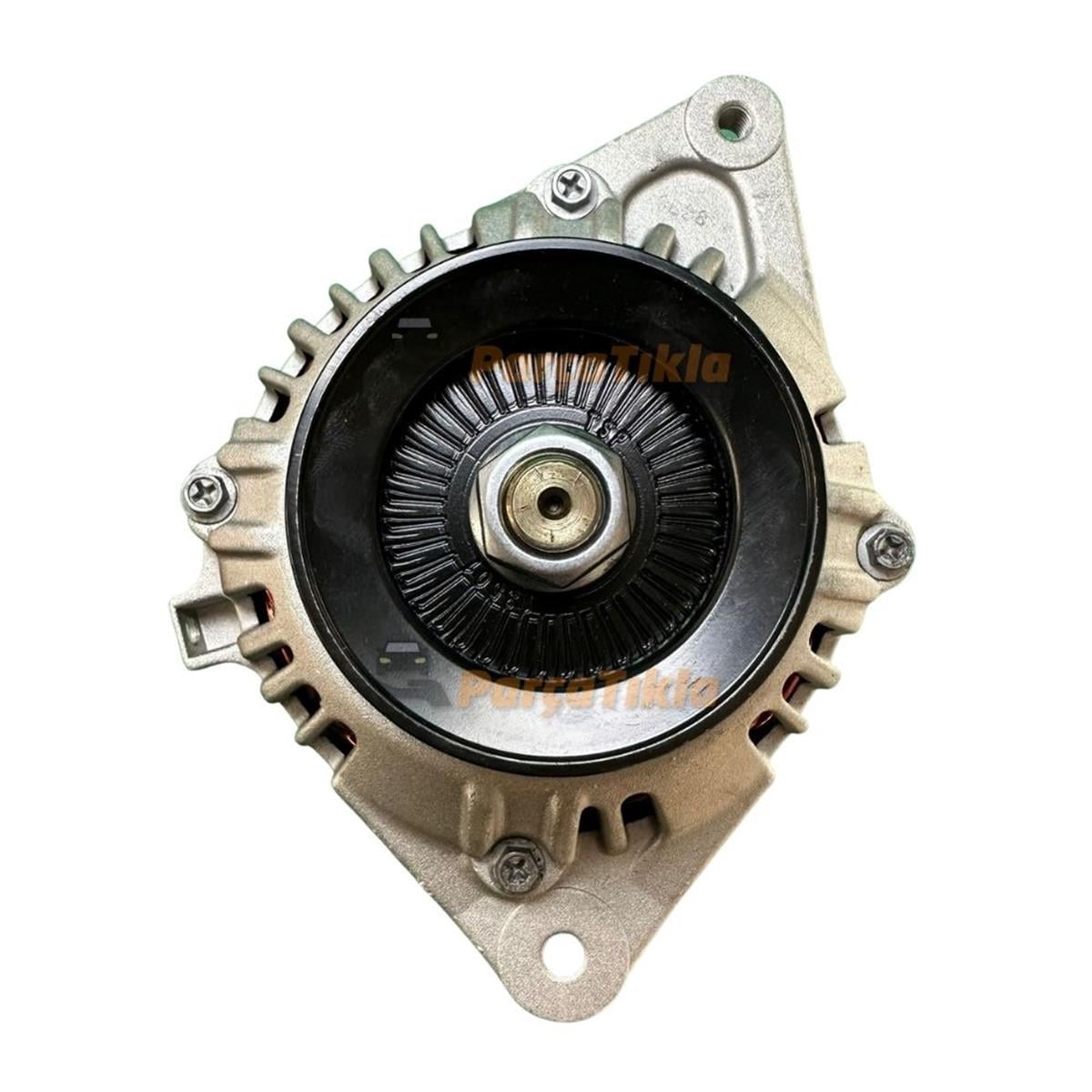 Alternatör 12v 80ah Hyundai H100 Mıtsubıshı L200 L300 Çift Kasnak | Em Soketli | İnce Borulu | 8mm Ayaklı | İçten Pervaneli | Orj Koreaalt3730042750