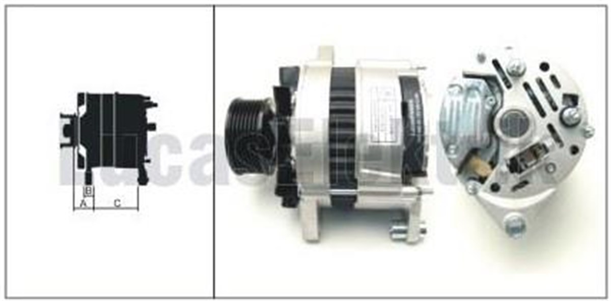 Alternatör 12v 80ah Tumosan Maxıma 9100 Serisi 7 Kanal Kasnak Tümosan | Lucas 61920492