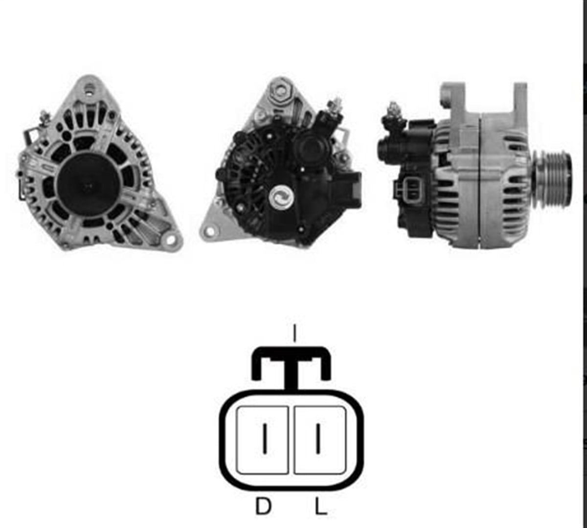 Alternatör 12v 90ah Accent Era Getz Cerato Ceed 1.1 1.4 1.5 1.6 Crdı Valeo-600199 Waı24024n 373002a010 Uwa3787 Alt8915 | Orjrev 373002a010