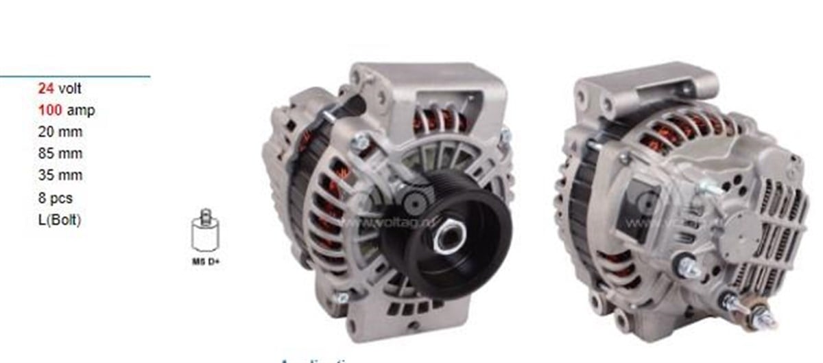 Alternatör 24v 100ah Scanıa 164 G230 G270 G360 R270 R360 Serisi Scania | Wutse Alt20618