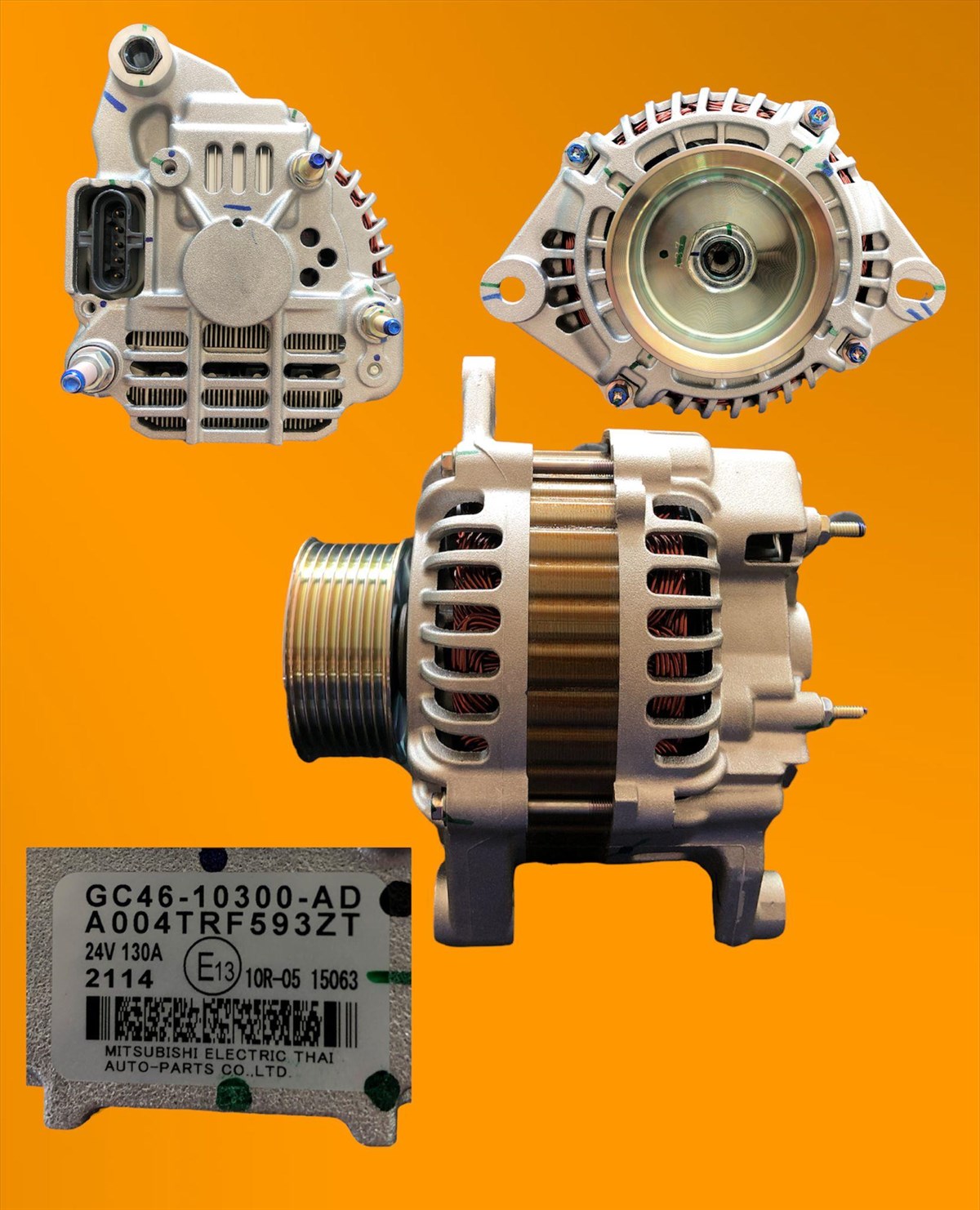 Alternatör 24v 130ah Ford Cargo Orjinal Ford Kutulu A4trf593zt A004trf593zt | Mıta 400trf593zt