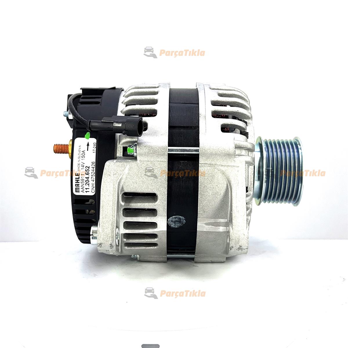 Alternatör 12v 150ah Iskra New Holland Case Traktör Tofaş Uyumlu Slx Yüksek Amper Ayaklar (ikili Ayak Arası 82mm) Önden İki | Mahle Mg777