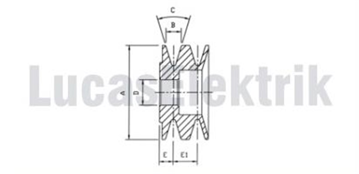 Alternatör Kasnak Çiftli Büyük Uzt112 | Lucas Uzt112
