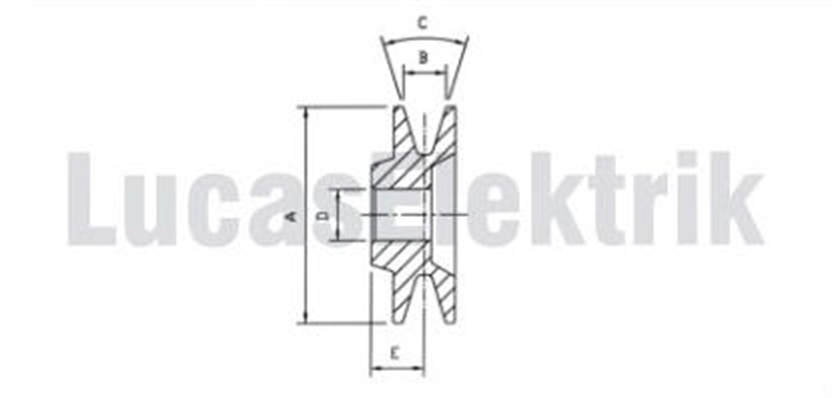 Alternatör Kasnak Kalın Mil Uzt149 | Lucas Uzt149