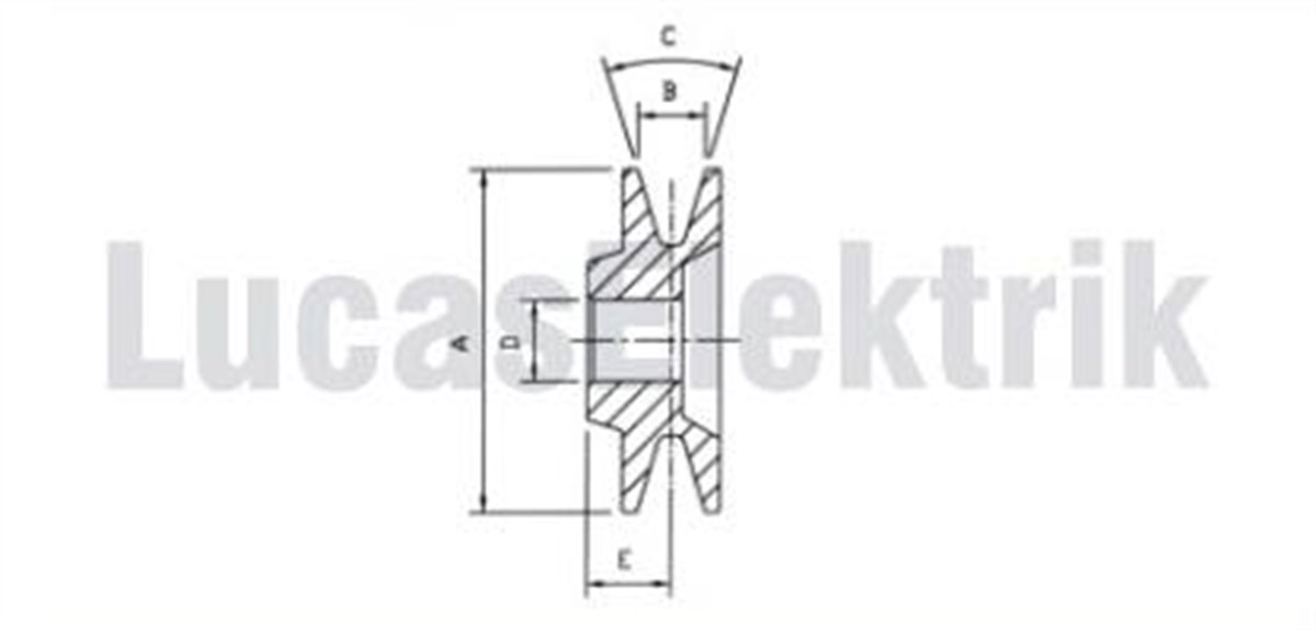Alternatör Kasnak Kalın Mil Uzt149 | Lucas Uzt149