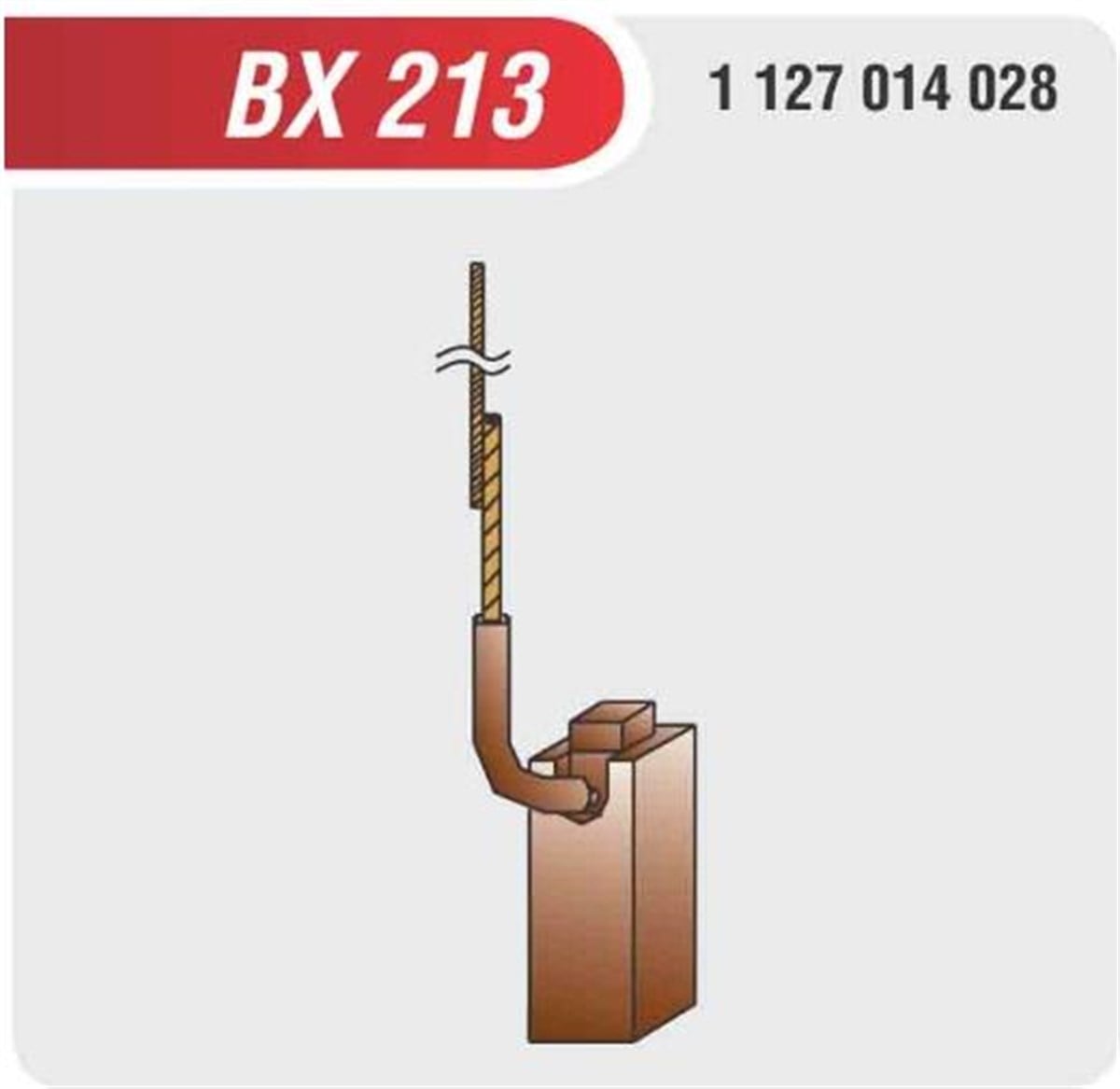 Alternatör Kömürü Bosch Tip Ym 4*6*18 Bx213 | Mega Bx213