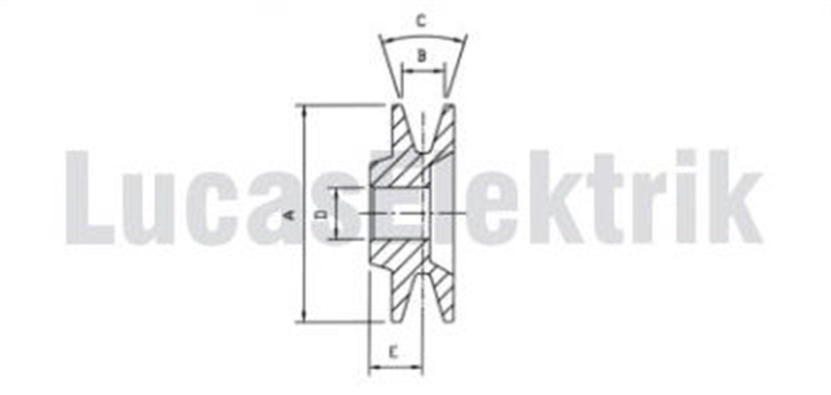 Alternatör Tekli Kasnak Uzt114 | Lucas Uzt114