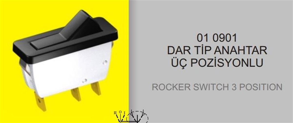 Anahtar Dar Tip Kalorifer Murat M124 Serçe Anadol M124  010901 | Eng 010901