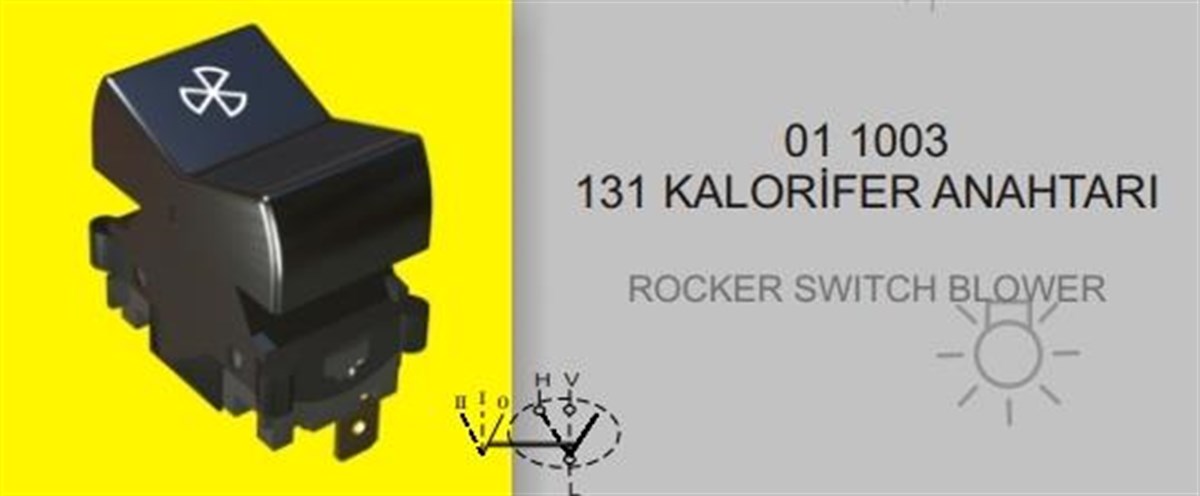 Anahtar Kalorifer Murat 131 011003 | Eng 011003
