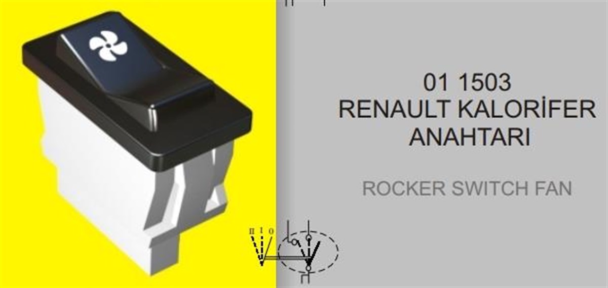 Anahtar Kalorifer Renault R12 Toros Eng011503 14200 | Eng 011503