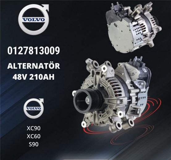 Alternatör 48v 210ah Volvo Xc60 Xc90 2017- B5 Mild Hybrıd Awd 0127813009 31652870 | Bosch 0127813009