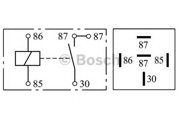 Kapama Rölesi 12v 30a 5uç Saplı 0332019801 | Bosch 0332019801