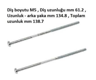 Alternatör Saplaması M5x135 Scania Volvo Mercedes | Bosch 1123429203