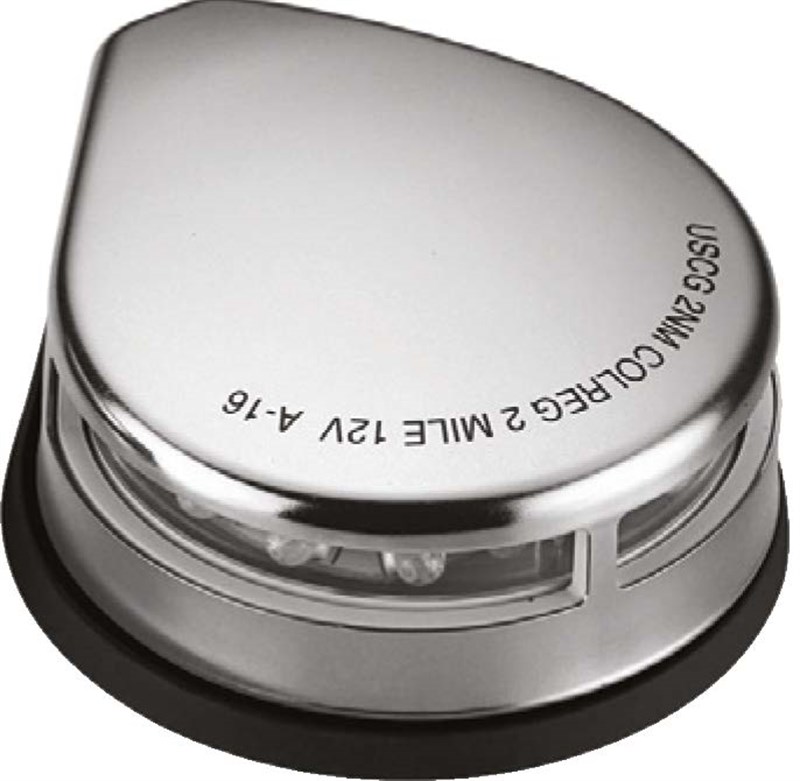 Burun Seyir Feneri 12v İskele-sancak Krom Led |