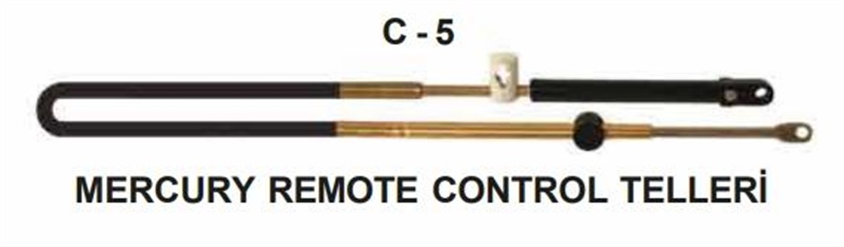 C5-09 Feet Mercury Remote Kontrol Kumanda Teli |