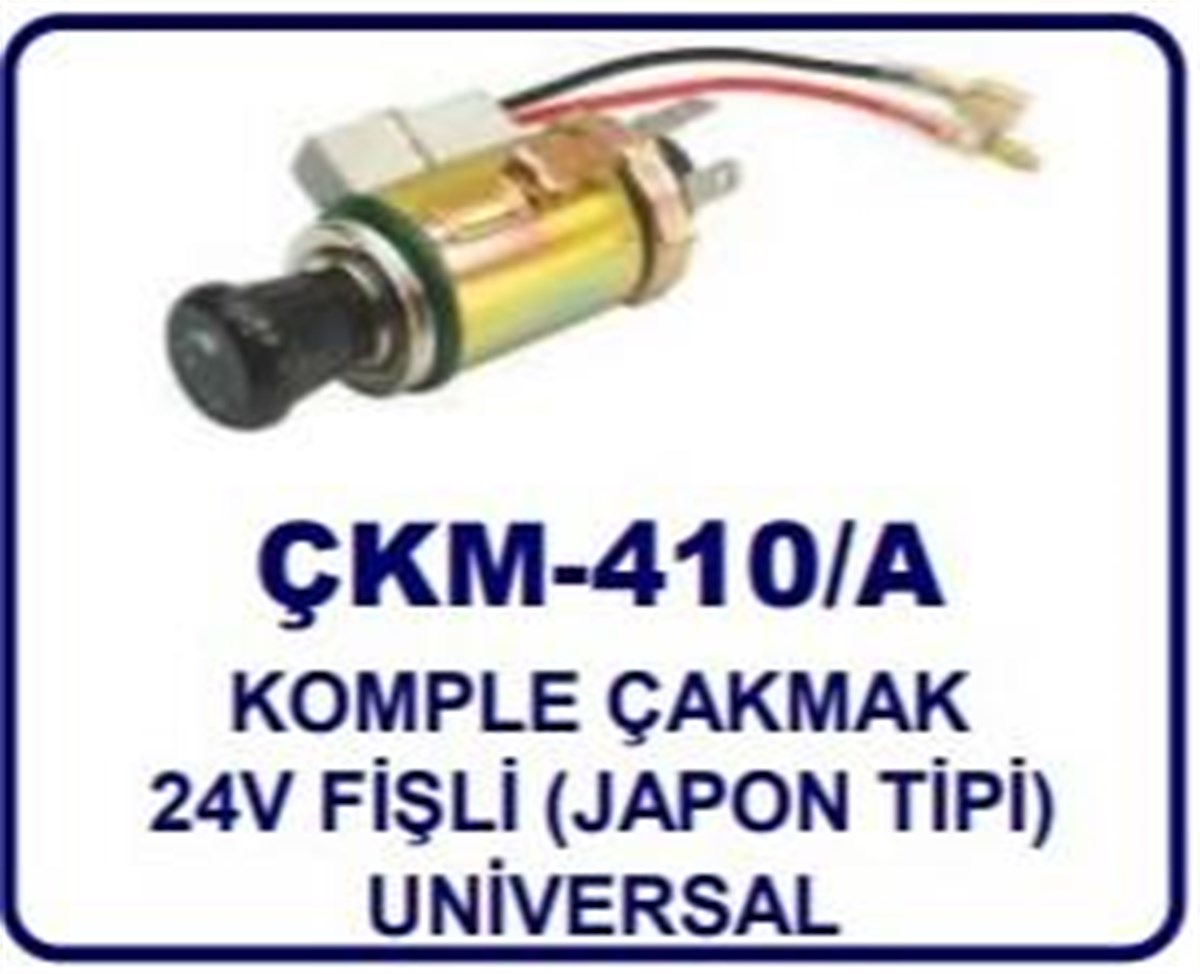 Çakmak Komple 24v Japon Tipi Üniversal Fişli | Ith Ckm410a