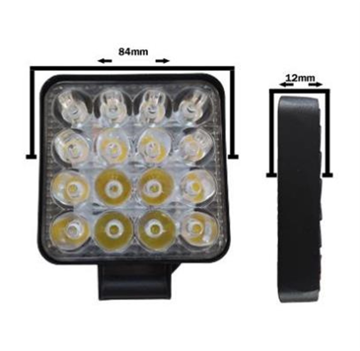 Çalışma Lambası 16led Kare 48w Mini | Ith Ldp002