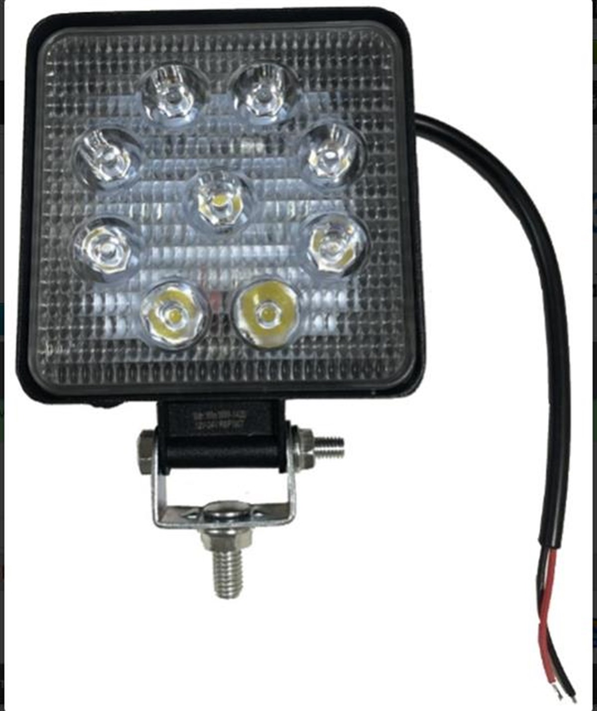 Çalışma Lambası 9led Kare 12-24v 27w 25mm | Ith Ww1420