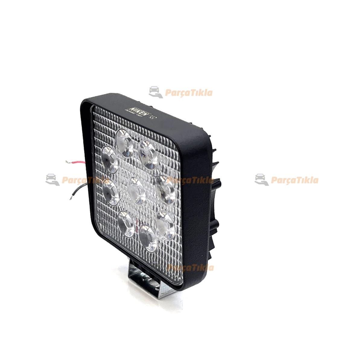 Çalışma Lambası 9ledli Kare 27w / 1500 Lm Ekonomik | Nıken 9ledkeco
