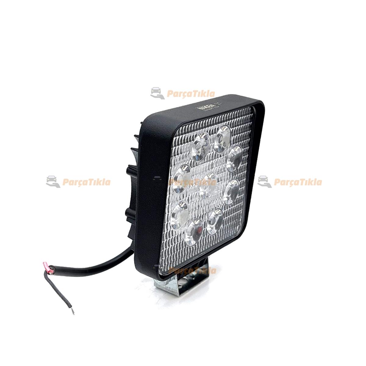 Çalışma Lambası 9ledli Kare 27w / 1500 Lm Ekonomik | Nıken 9ledkeco