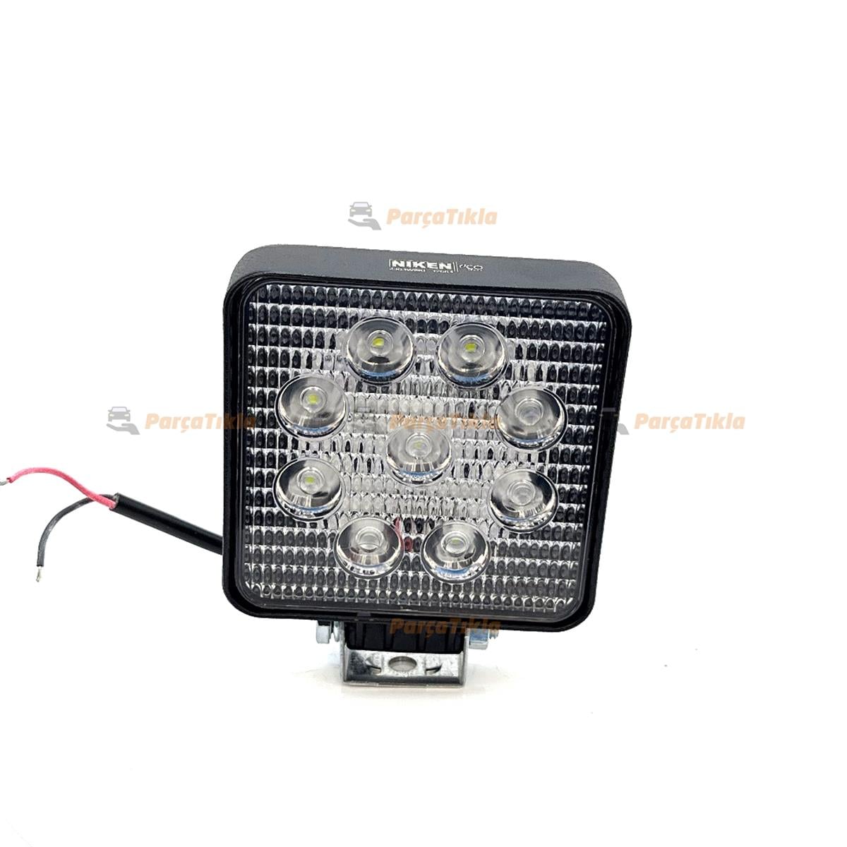 Çalışma Lambası 9ledli Kare 27w / 1500 Lm Ekonomik | Nıken 9ledkeco