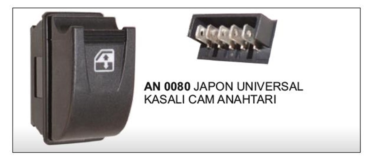Cam Anahtarı Japon Tip Işıklıwin33005 | Vertex An0080
