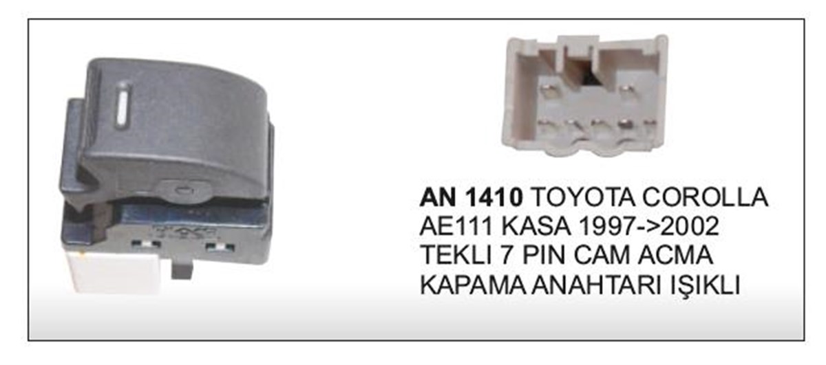 Cam Anahtarı Tekli 97 Toyota 33704 | Vertex An1410