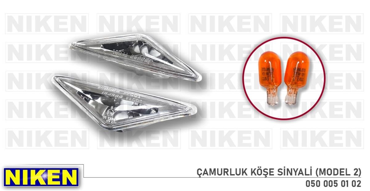 Çamurluk Köşe Sinyali Model 2 Üniversal | Nıken 0500050102