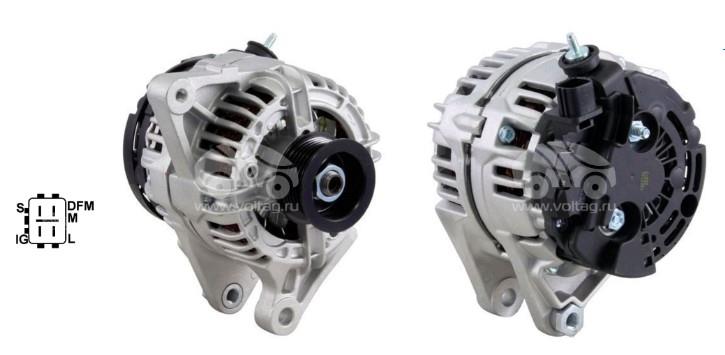 Alternatör 12v 80ah 4fiş Toyota Corolla 01-03 Aurıs 07-13 Avensıs 03-08 6pk 4 Fiş | Cargo 113296