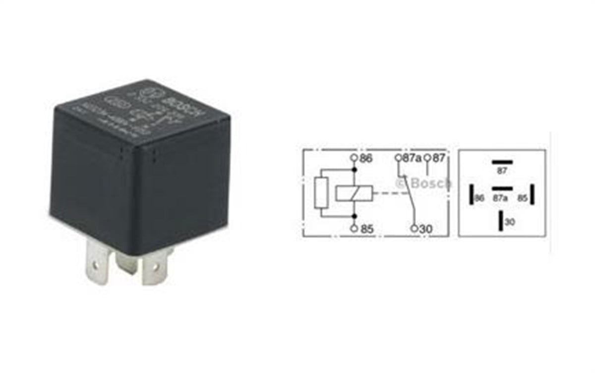 Değiştirici Röle 24v 5uçlu Çift Platin-s | Bosch 0332209206