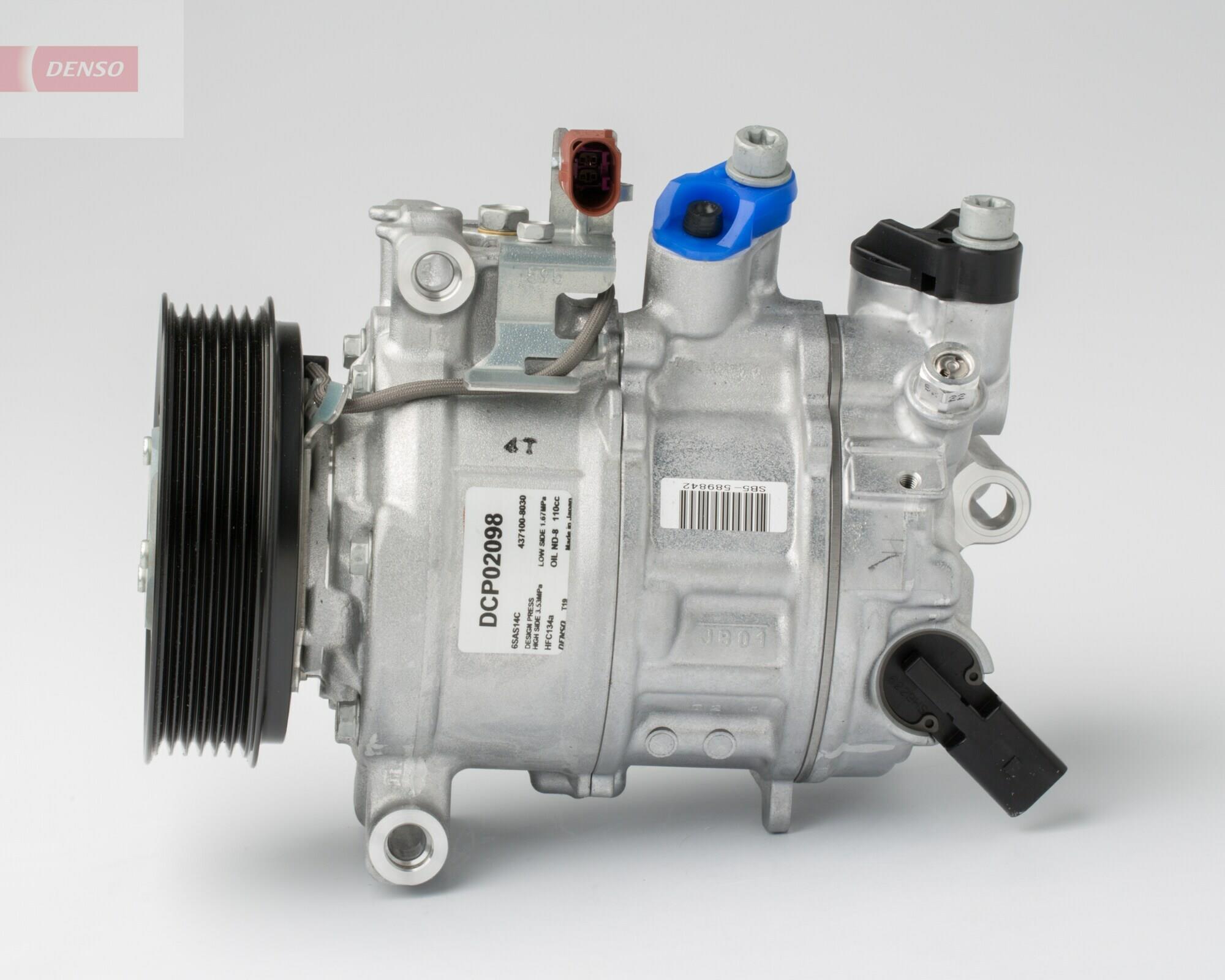 Klima Kompresör Audi A3 A4 A5 Q5 Seat Leon Skoda Octavıa Vw Golf Vııı 3q0816803d Dcp02098 8t0260805f | Denso Dcp02098